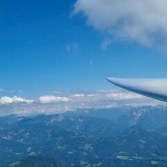 Flugwegposition um 14:09:51: Aufgenommen in der Nähe von Gemeinde Altenmarkt bei St. Gallen, 8934 Altenmarkt bei St. Gallen, Österreich in 2199 Meter
